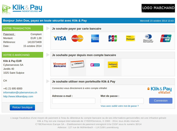 klikandpay screenshot